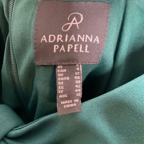 Adrianna Papell Cascade Ruffle Evening Dress - Picture 5 of 12